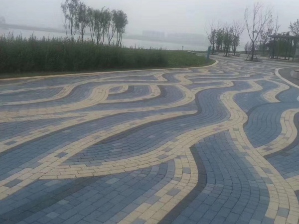 陶瓷透水转铺装效果图