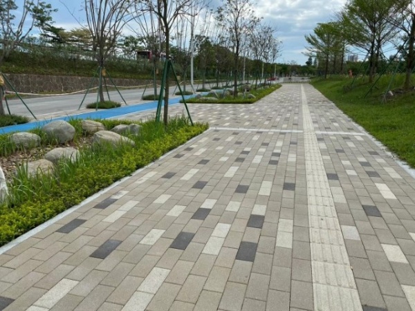 陶瓷透水转铺装效果图